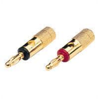 Gold Plated Banana Plug Set Of 2 Various Colours