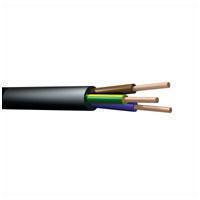 3 Core Round Mains PVC Cable 15A Black 100m