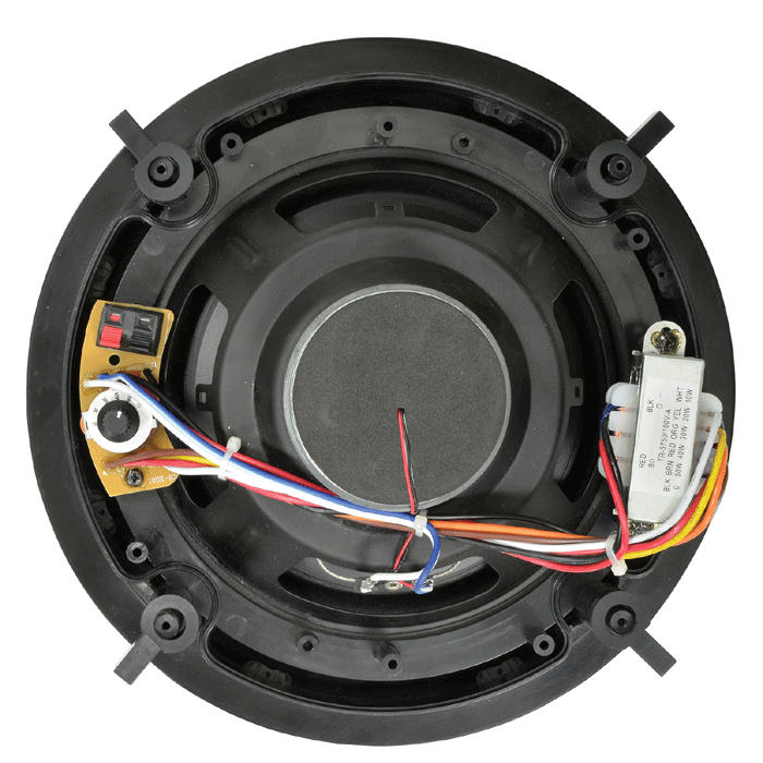 Adastra LP Series 8" 2-Way Low Profile 100V Line Ceiling Speakers Rear - main image