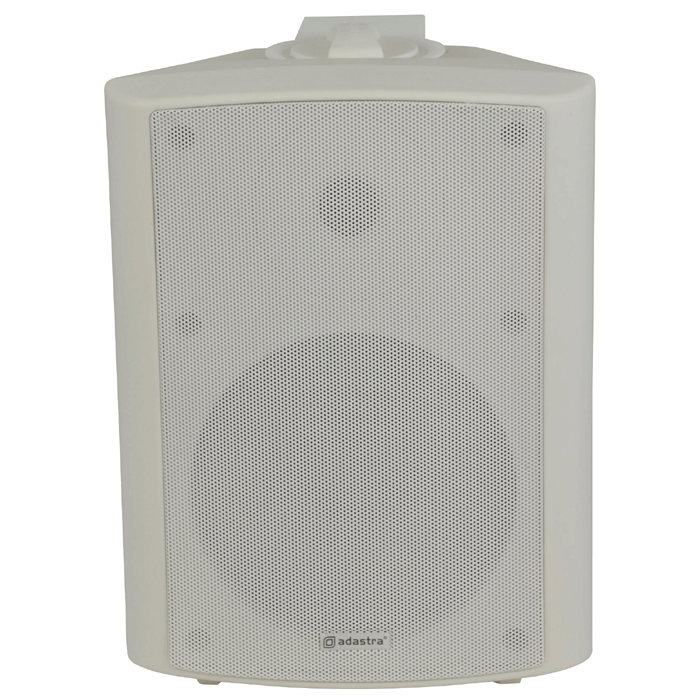 Forward Facing White Speaker With Mounting Bracket And Adastra Logo - main image