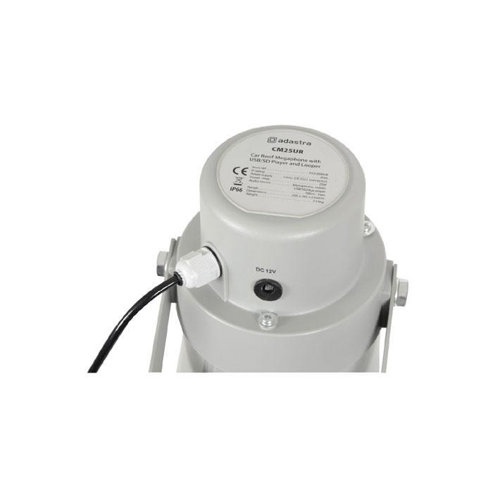 Vehicle Megaphone With USB/Sd Player & Looper (25W max) - main image