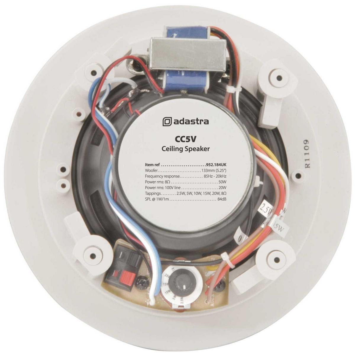 2-Way 100v Line & 8 Ohm Ceiling Speaker  2.5/5/10/15/20W - 8 Ohm 50W - main image