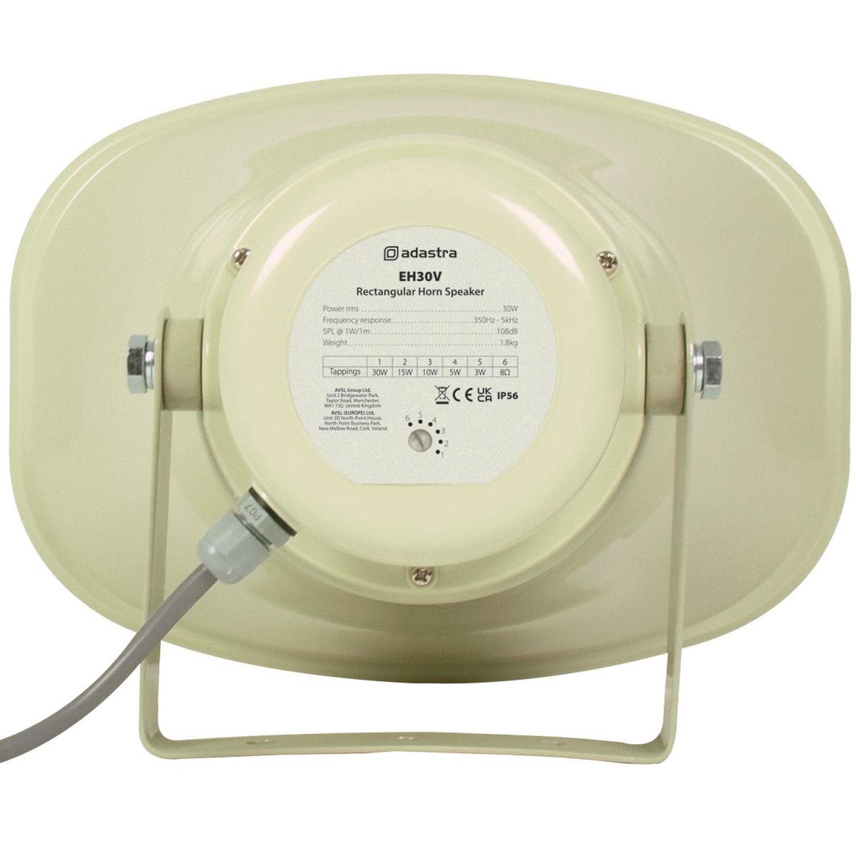 30W Rectangular Horn Speaker - 100V Line - IP56 - main image