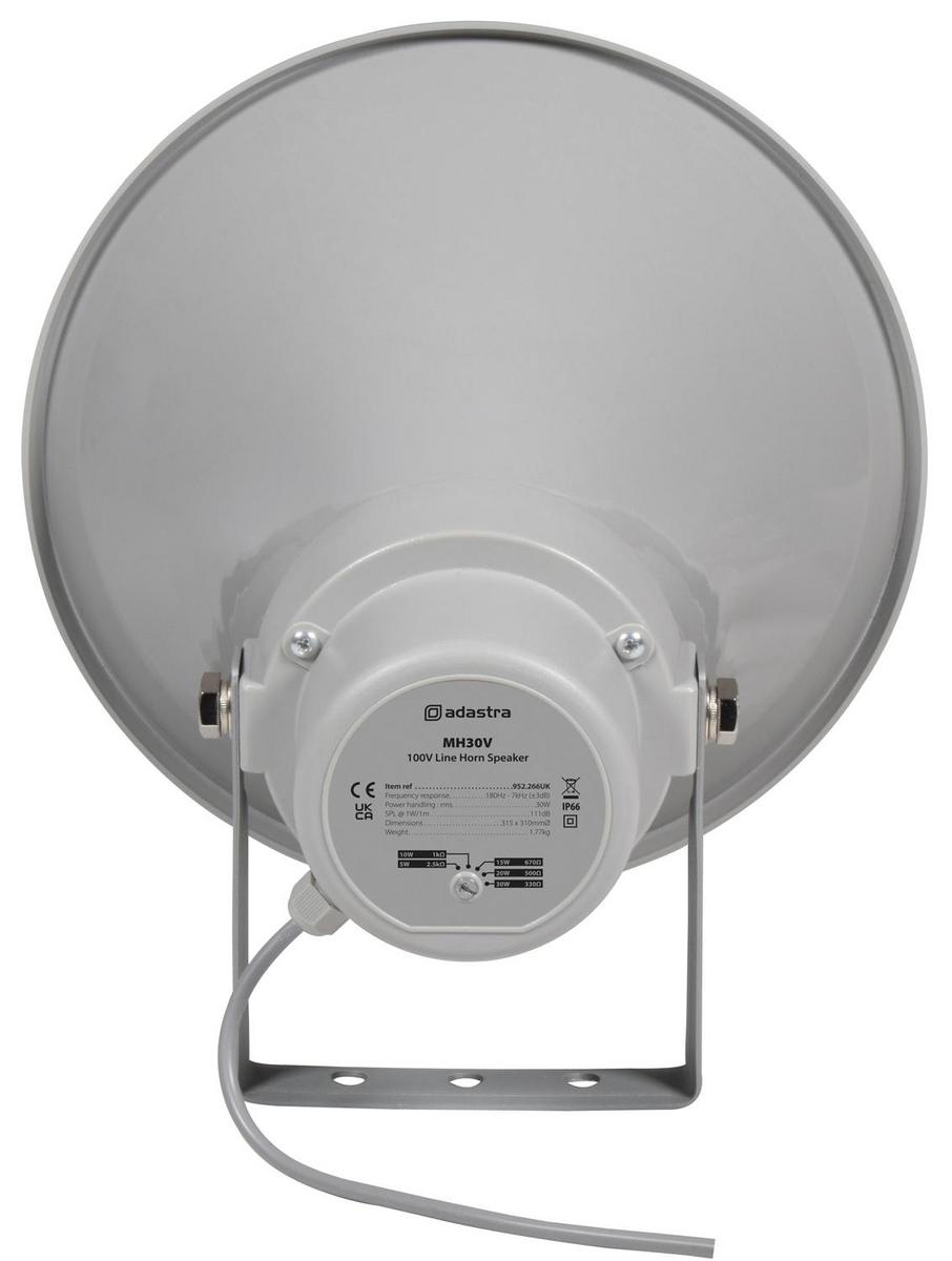 MH Series Round Horn Speaker 100V - 30W - IP66 - main image