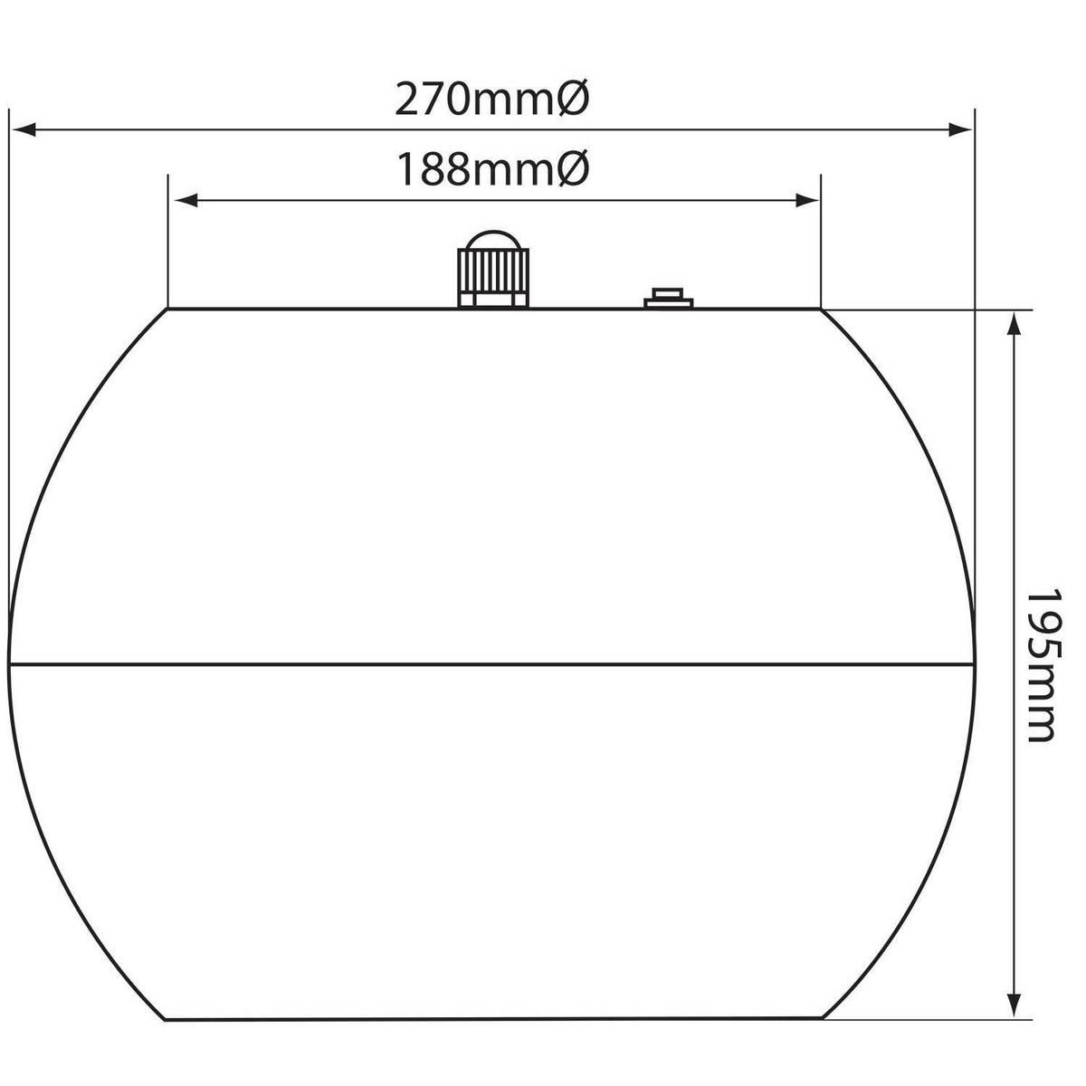 Adastra Wide Angle Pendant Speaker 6.5" - Black or White - main image