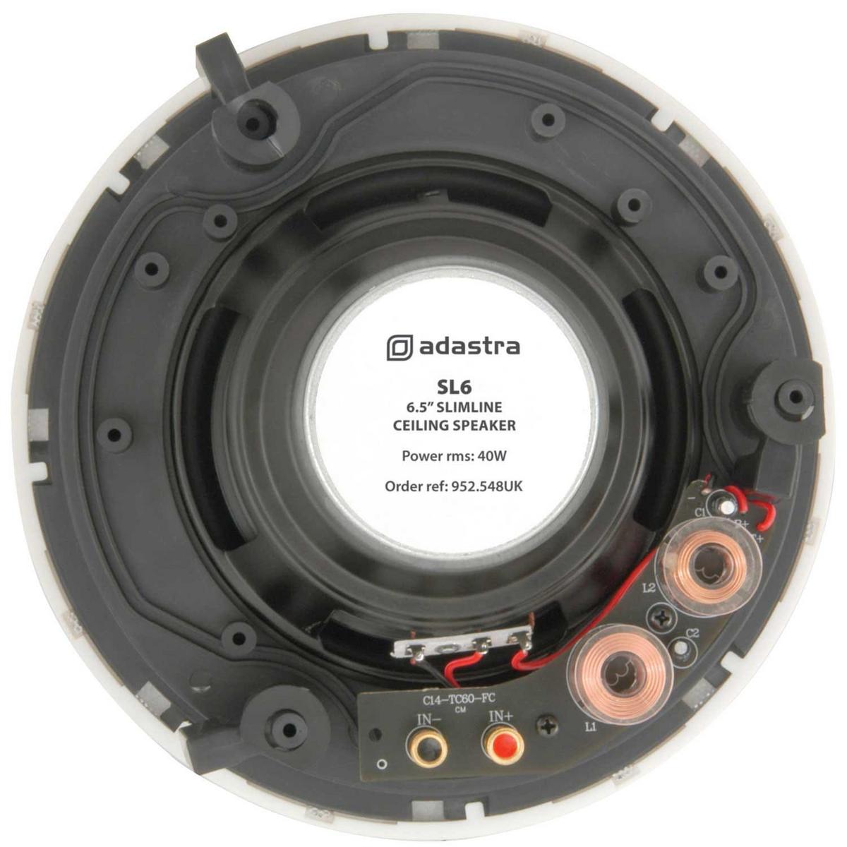 Slimline 6.5" 2-Way Ceiling Speakers 40W - Pair - main image