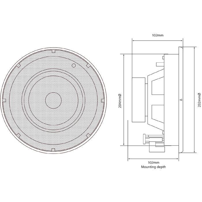 Bluetooth Amplifier 2 x 6.5 Ceiling Speakers Multi Room - main image