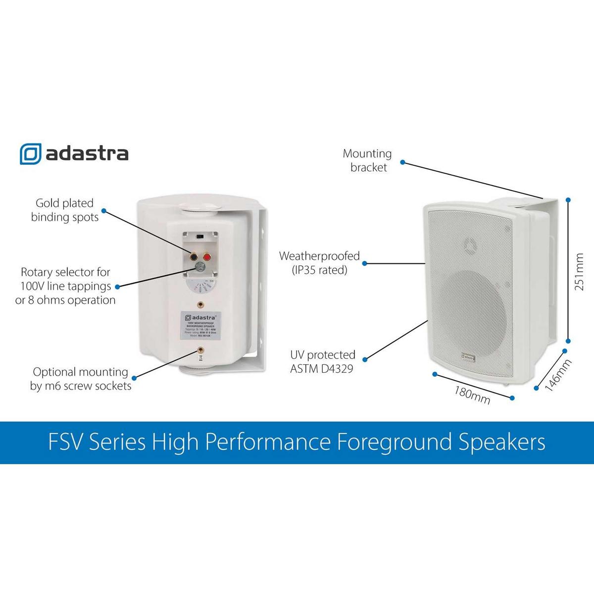 High Performance Outdoor Speaker - Black - main image