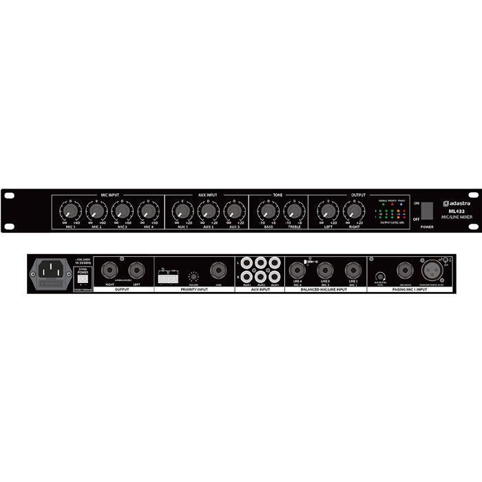 1U Mic/Line Rack Mixer - main image