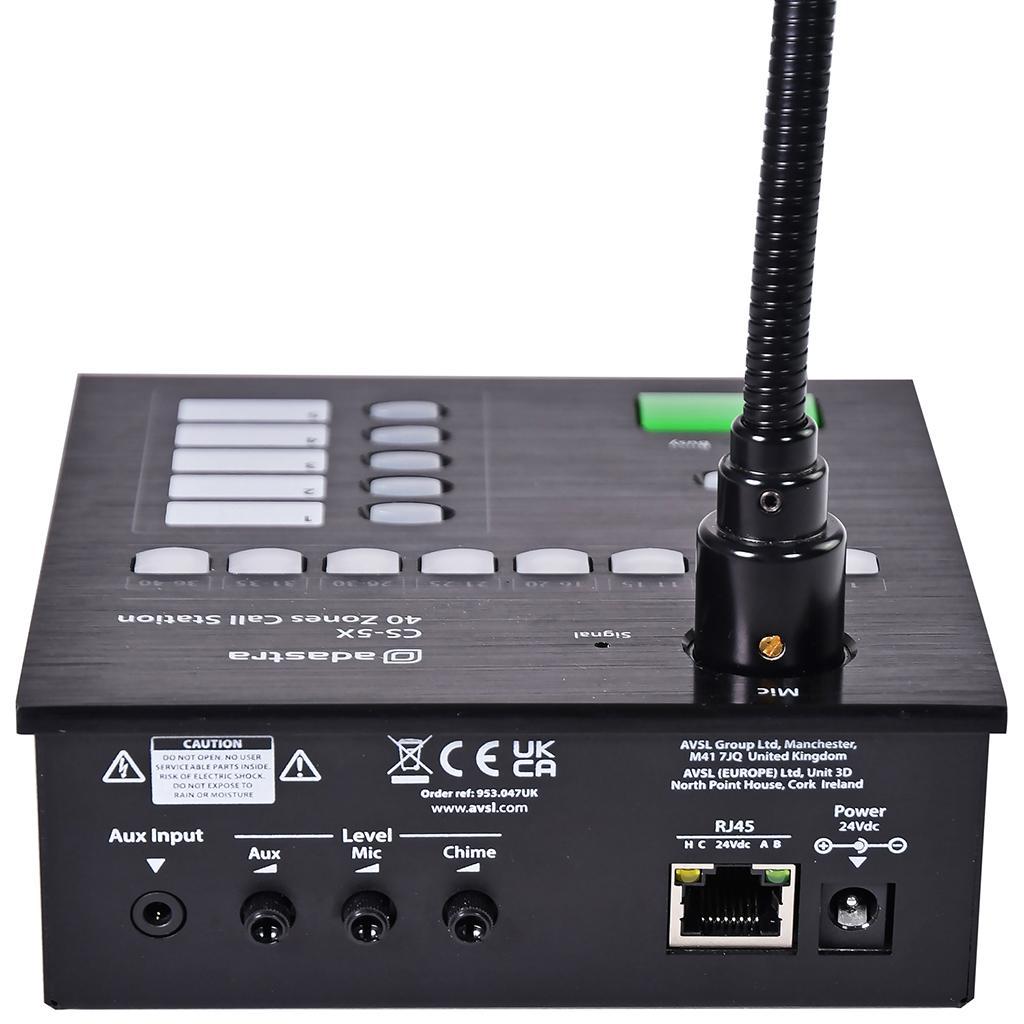 CS-5X Call Station for RX45 Audio Matrix - main image