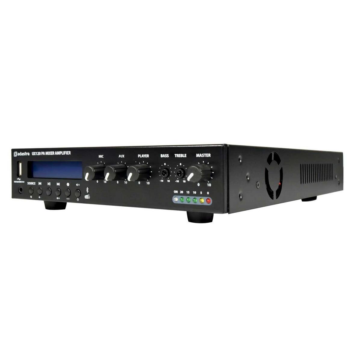 Adastra 120W Compact 100V Mixer Amplifier with Bluetooth - main image