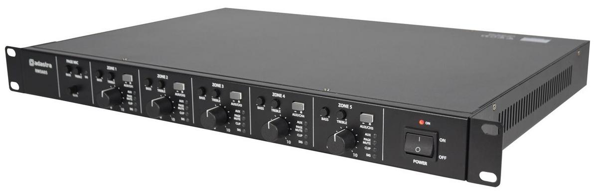 RMS-series Multi Zone 100V Amplifiers 5 x 60W - main image