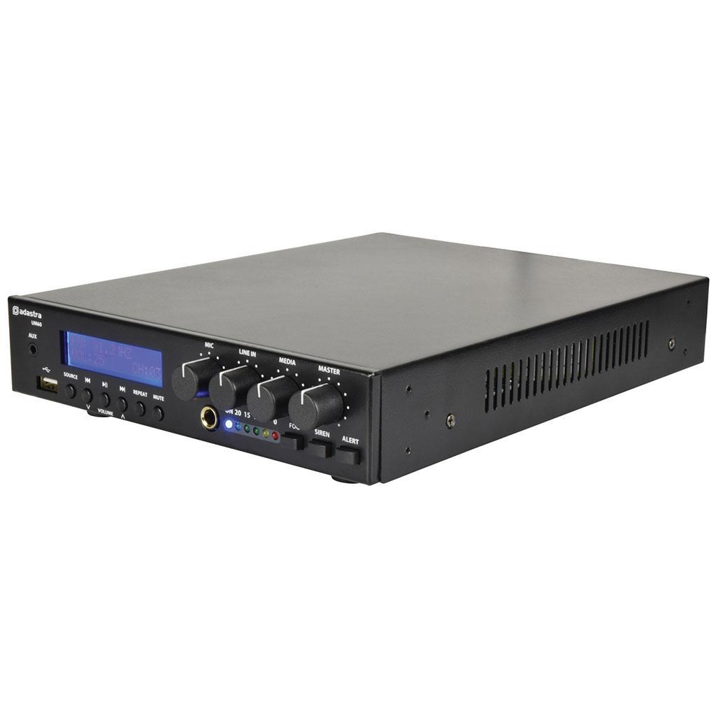 60W Ultra Compact MixerAmplifier 100V USB/FM/BT - main image