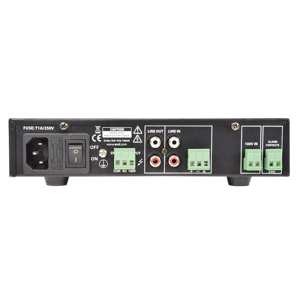 60W Compact Slave Amplifier 100v and Low Impedance - main image