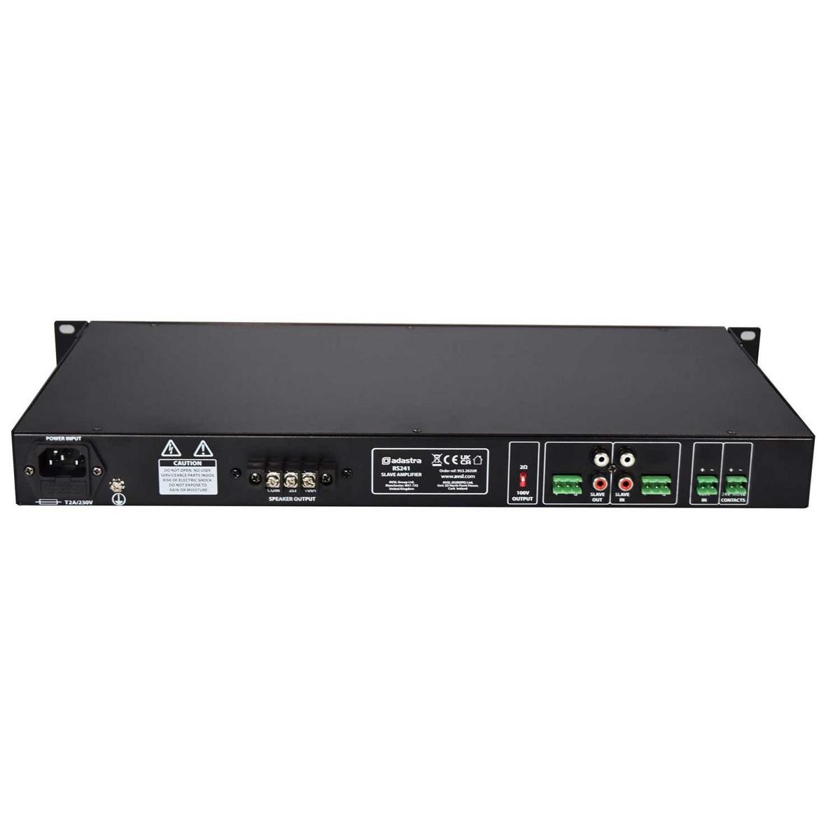 Adastra 240W Slave Amplifier 100V or 2 Ohm - main image