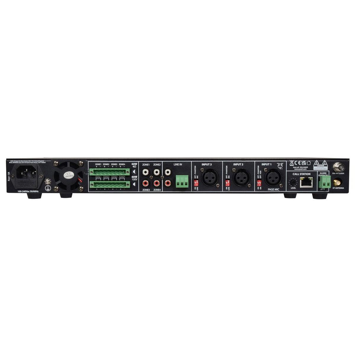 AdastraRM4460 Zoning 100V Mixer Amp - 460W - main image