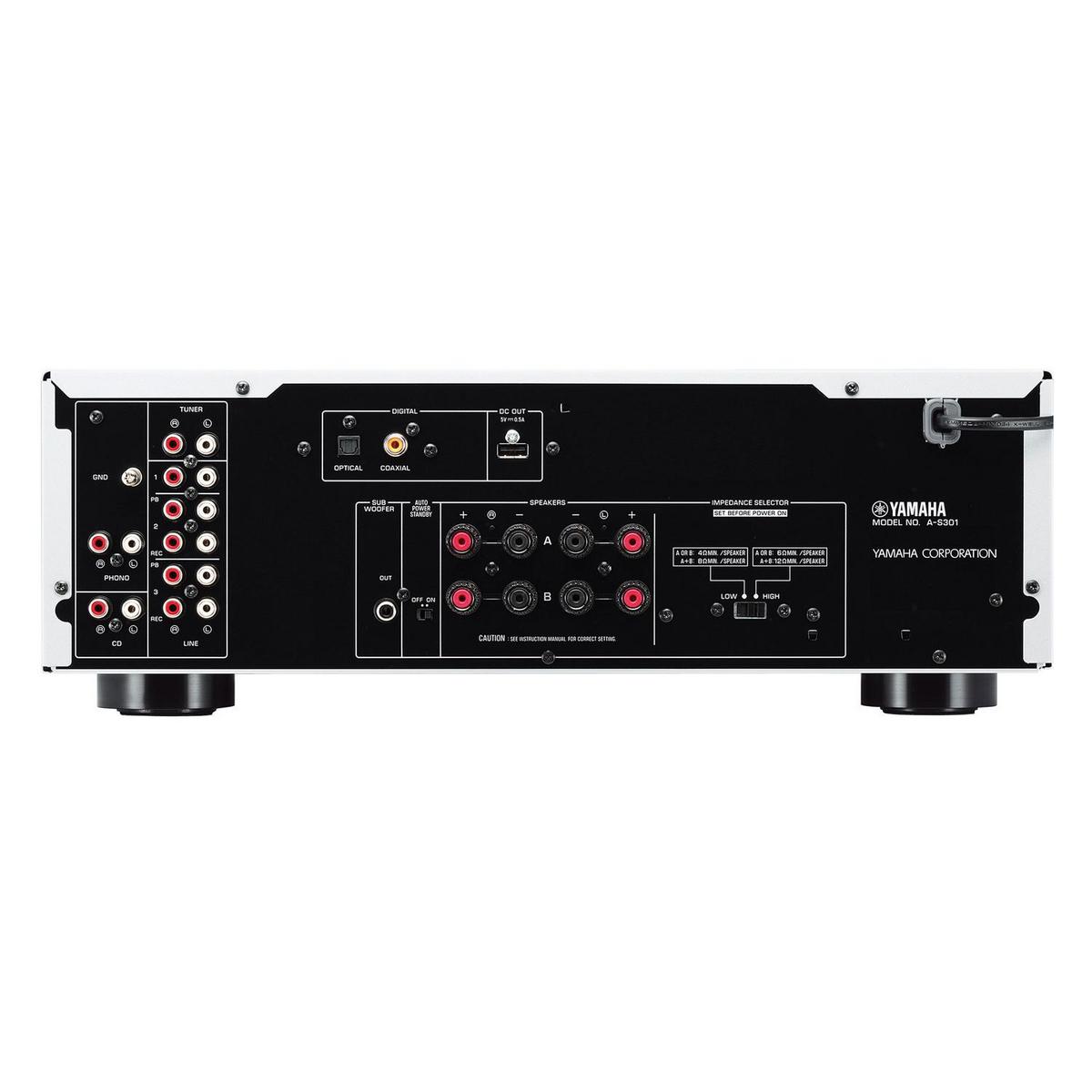 Yamaha A-S301 Amplifier 60W+60W Optical In and Subwoofer Out - main image