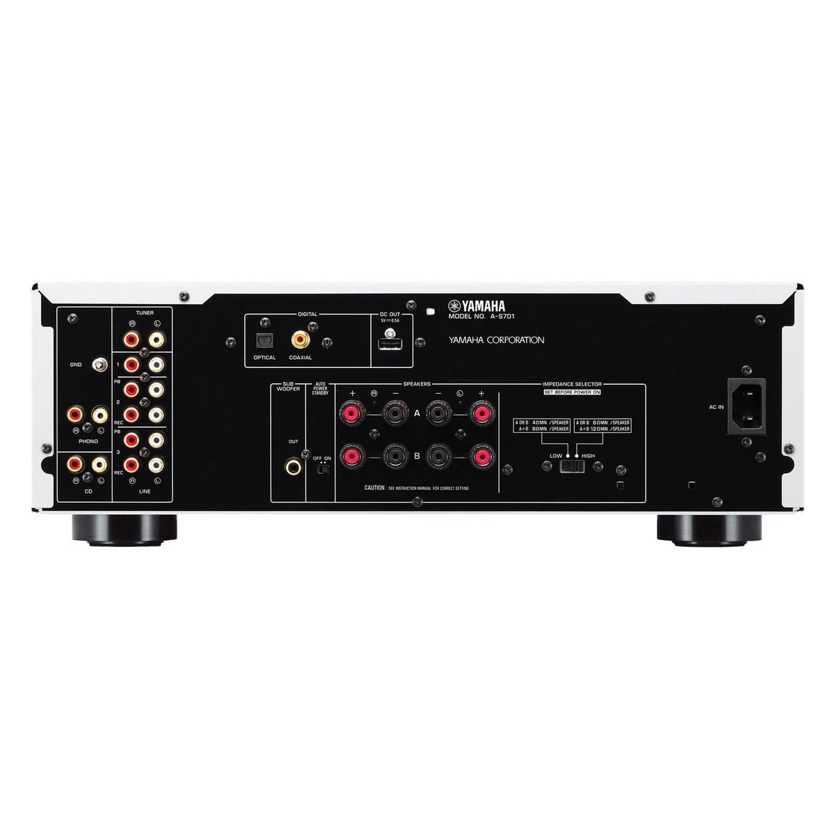 Yamaha A-S701 Amplifier 90W+90W Optical In and Subwoofer Out - main image