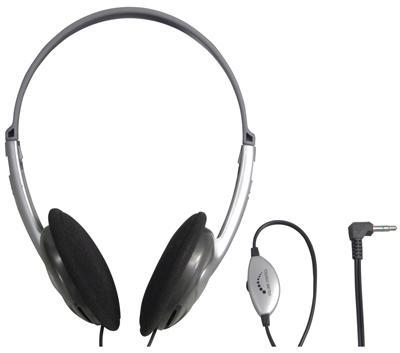 Stereo Headphone with In-Line Volume Control