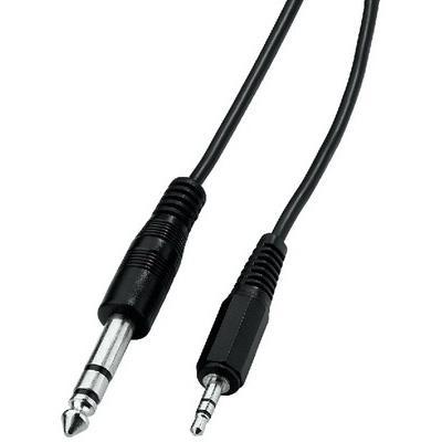 ACS-2635 Stereo 3.5mm Jack to Stereo 6.3mm Jack Cable 2M