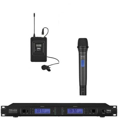 IMG Stageline TXS-626SET with Hand Held and Tie Clip Wireless Mics