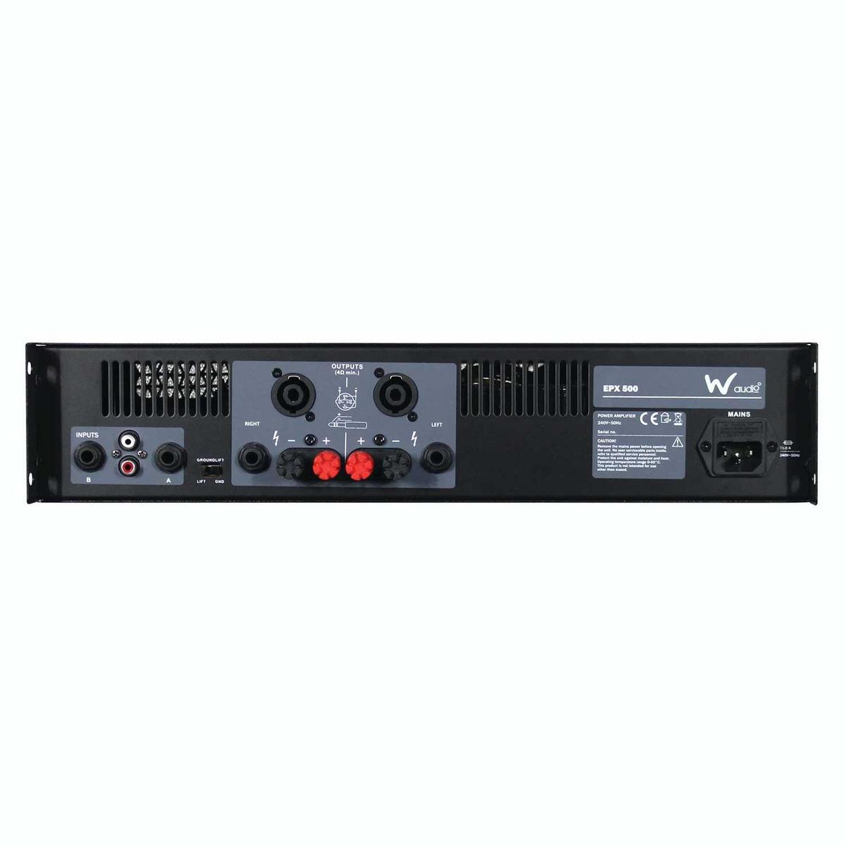 EPX500 Stereo Power Amplifier 2 x 250W RMS - main image