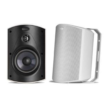 A Pair Polk Atrium 5 Outdoor Speakers In White