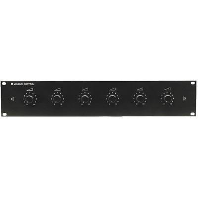 ATT-19100 6-Way Volume Controls For 19" Rack Installation