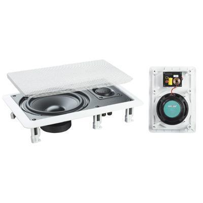 White 6.5" 2-Way In-Wall Speakers (8 Ohms 50W RMS) - Pair - main image