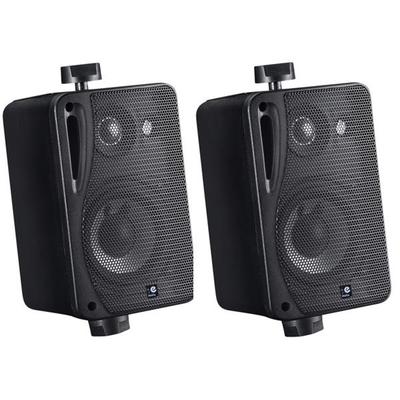 E-Audio 3-Way Wall Mounted Box Speaker 5.25" - Pair