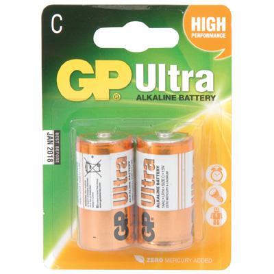 Super Alkaline 2 x C 1.5v Batteries - main image
