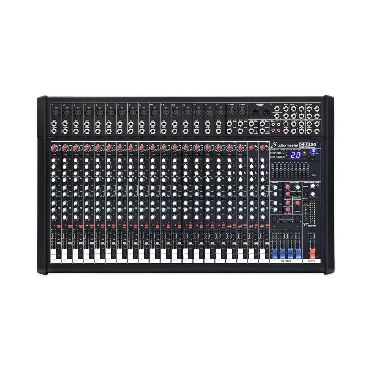 StudioMaster C5X-20 20-Channel Compact Analogue Mixer with DSP - main image