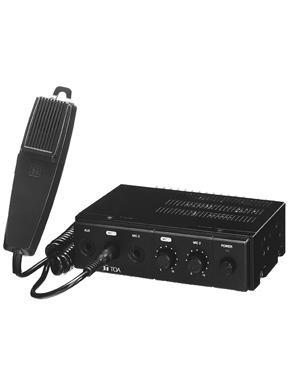 TOA CA-160 120W Vehicle Amplifier With Handheld Microphone