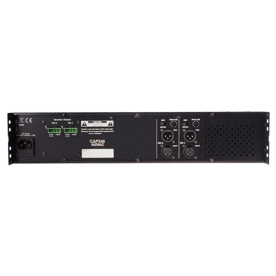 AUDAC CAP248 100V PA Amplifier 2-Channel 2 x 480W - main image