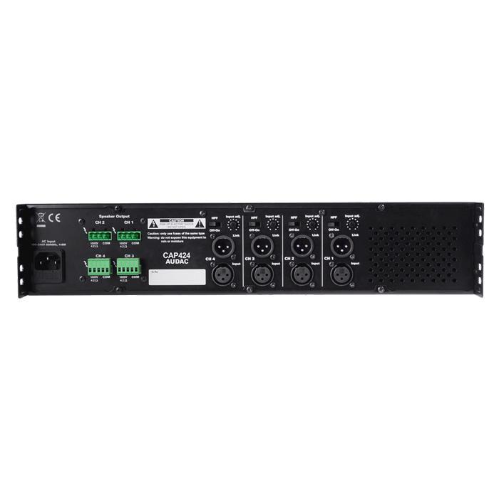 Audac CAP424 Quad Channel 100V Amplifier 4 X 240W - main image