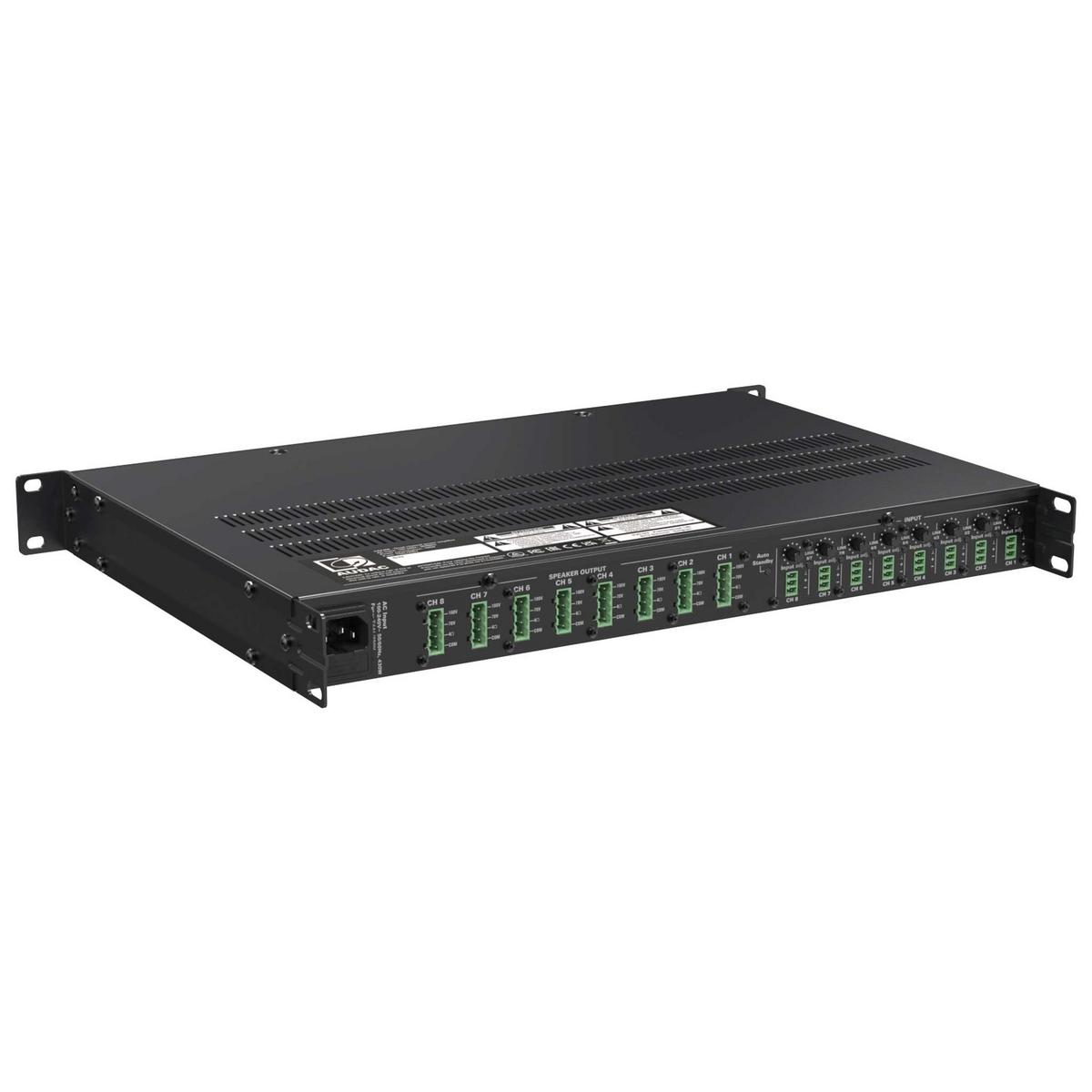 Audac CEP803 Octo 8 Channel Amplifier 8 x 30W - main image
