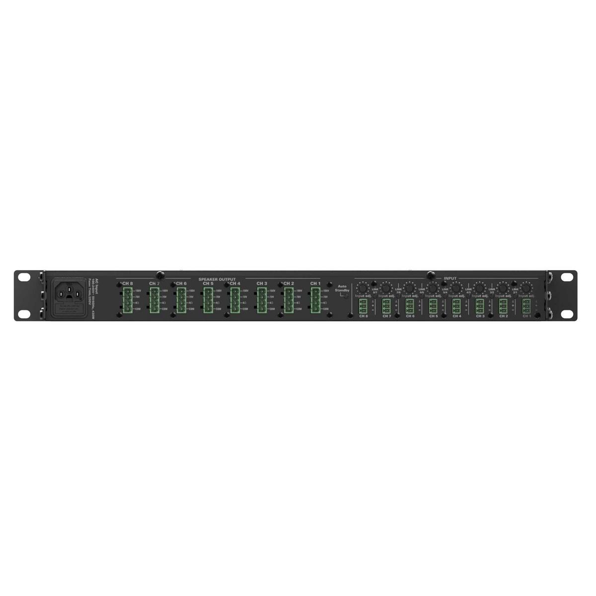 Audac CEP803 Octo 8 Channel Amplifier 8 x 30W - main image