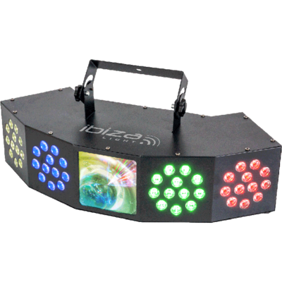 Ibiza 3-IN-1 Wash-Moon-Strobe Light Effect With DMX