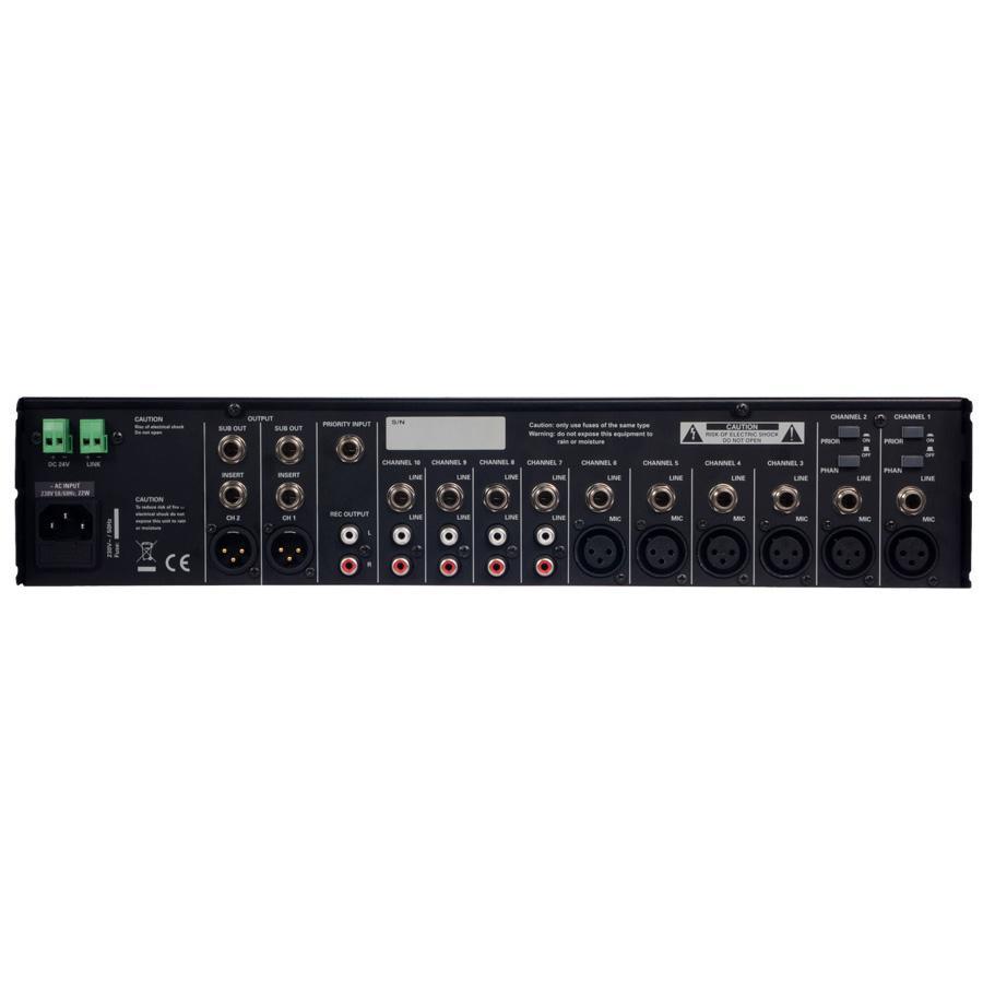 AUDAC CPR12 10-Channel Mixer With 2 Mono Zone Out  - main image