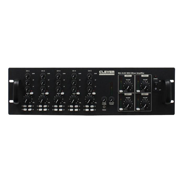 Clever Acoustics MA 4120 MKII 480W 4 Zone Mixer Amplifier - main image