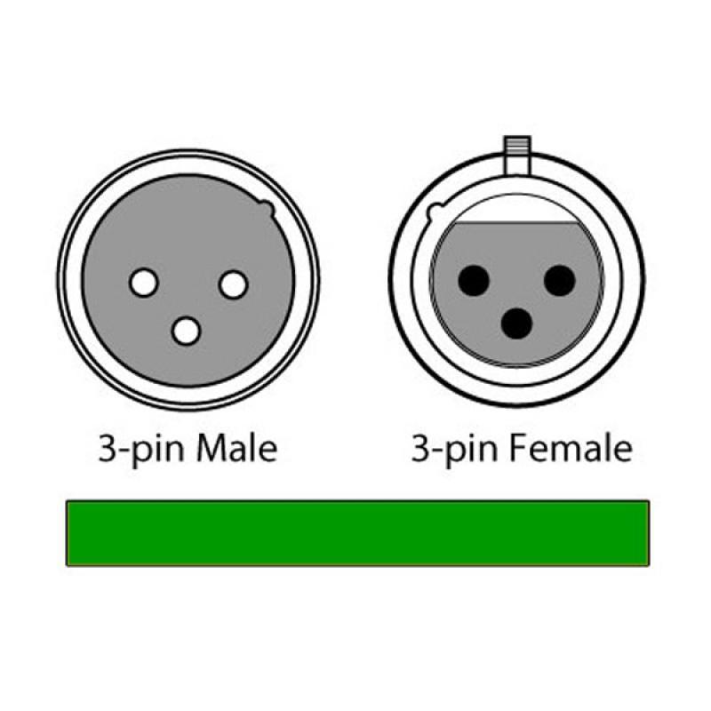 Chauvet DMX3P10FT 3-Pin 10" DMX Cable - main image