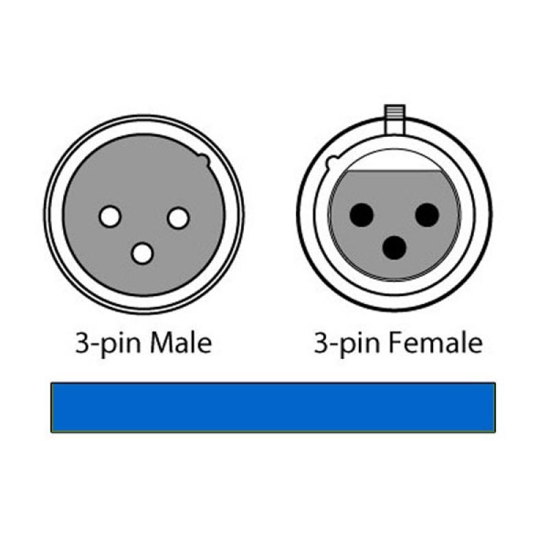 Chauvet® DMX3P25FT 3-Pin 25" DMX Cable