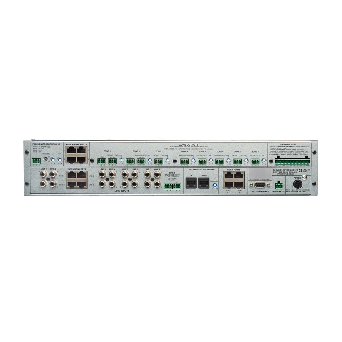 Cloud DCM-1 Digitally Controlled 8-Zone Mixer - main image