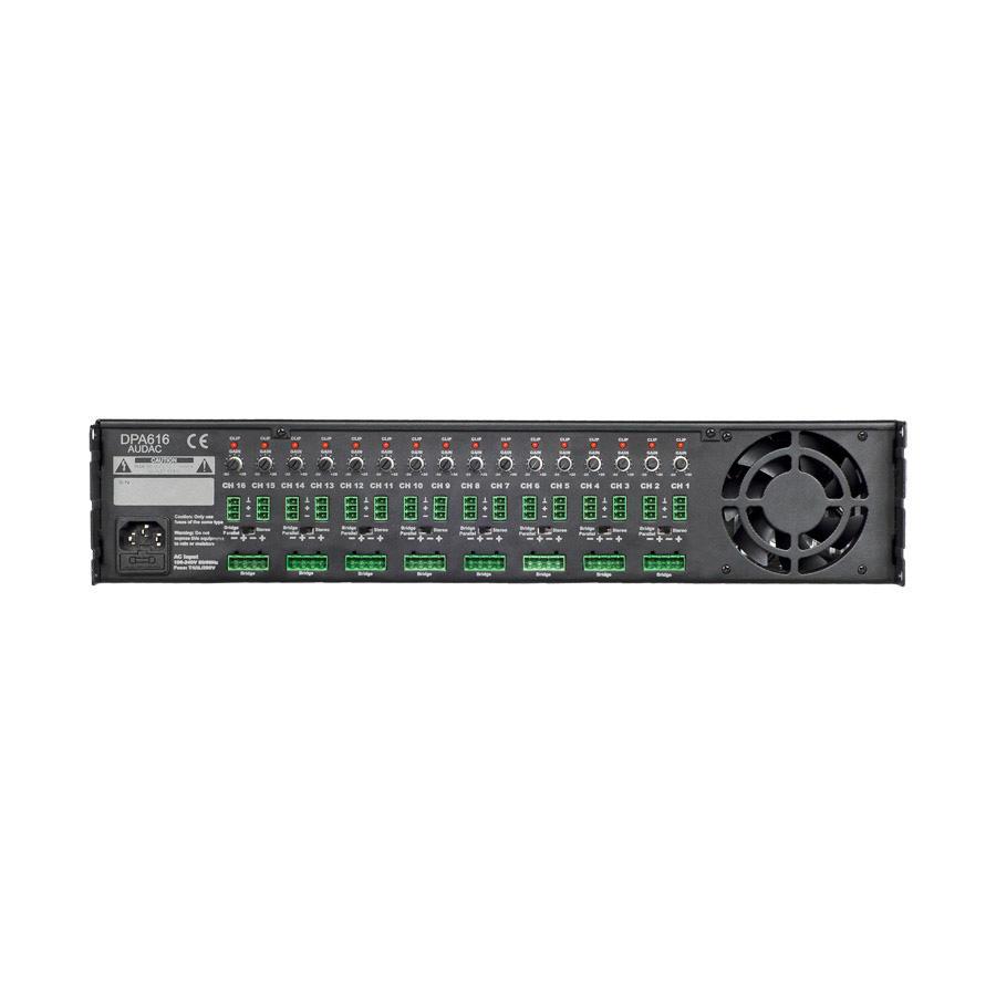 Audac 16 Channel D Class Amplifier 16 x 60W - main image