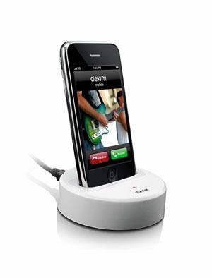 Dexim Single Dock Charger For iPhone & iPod Touch White - main image