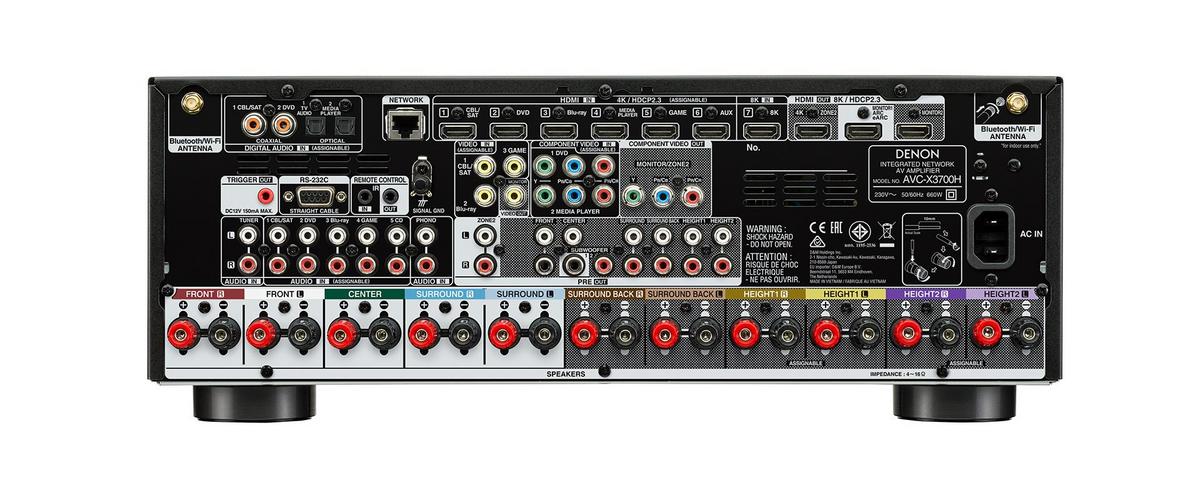 Denon AVC-X3700H 9.2 8K Ready AV Reciever - main image