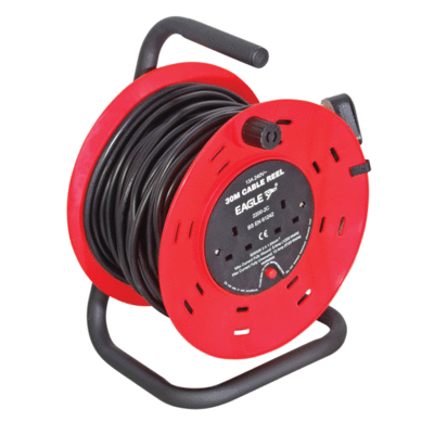 2-Gang Mains Extension Cable Reel 30M  - main image