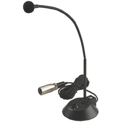 ECM-310P PA desk microphone with gooseneck