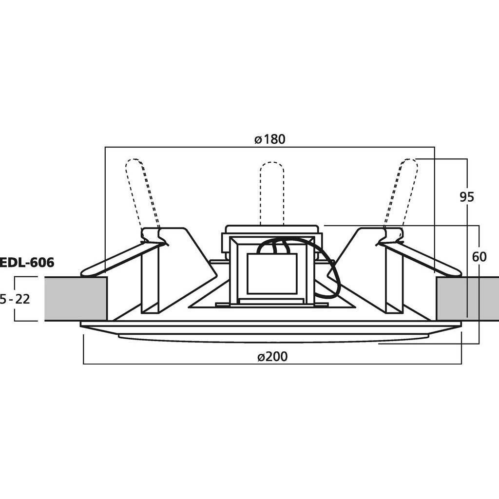 100V Line PA Ceiling Speaker 6/3/1.5W - main image