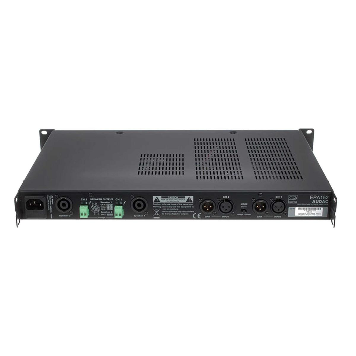 Audac EPA152 - Dual-Channel Class-D Amplifier 2 x 150W - main image